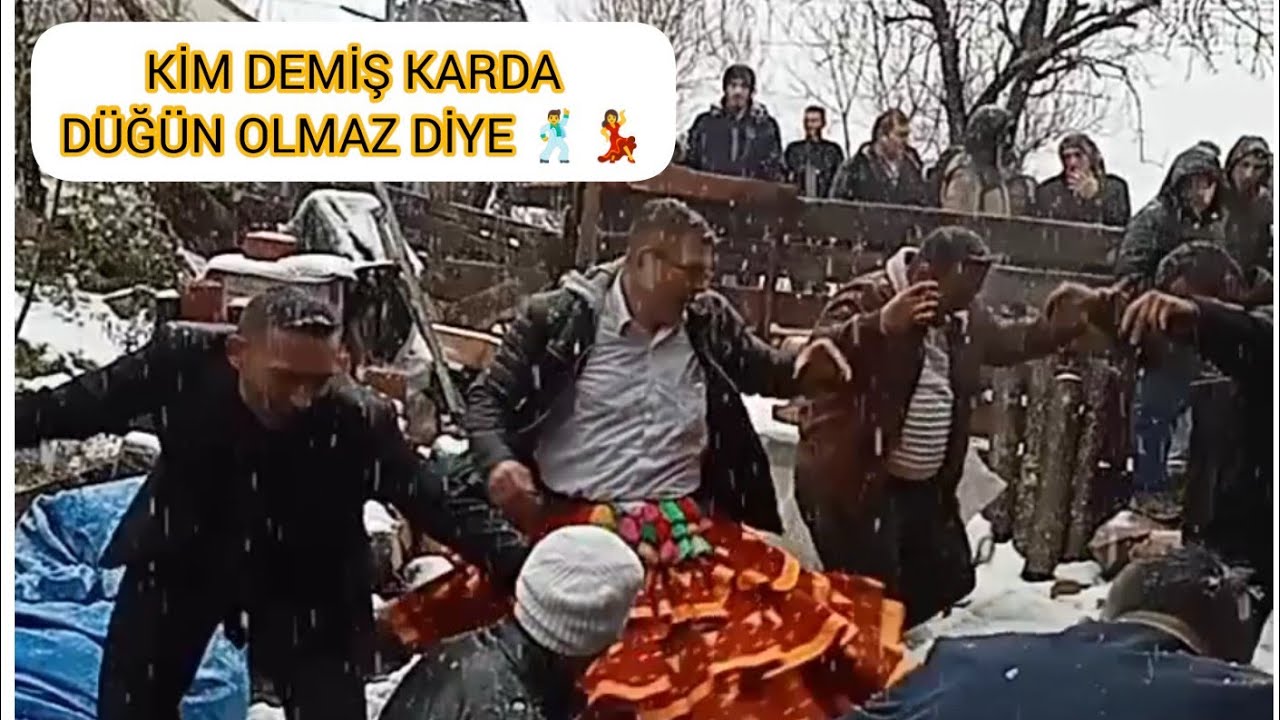 KASTAMONU CİDE KIRANLIKOZ KÖYÜ (KARDA DÜĞÜN) 🕺💃