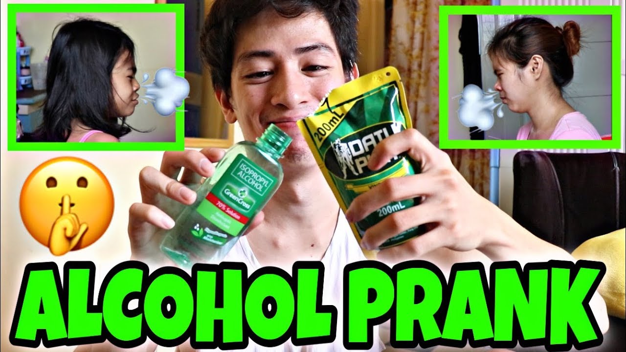 ALCOHOL PRANK ! (EPEKTO NG WALANG LABASAN!)