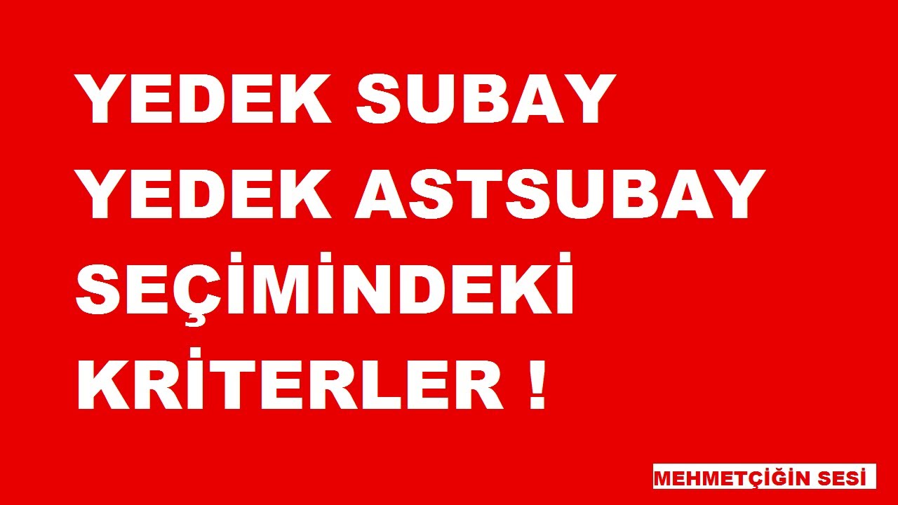 Yedek Subay - Yedek Astsubay Olmak | @Mehmetçiğin Sesi