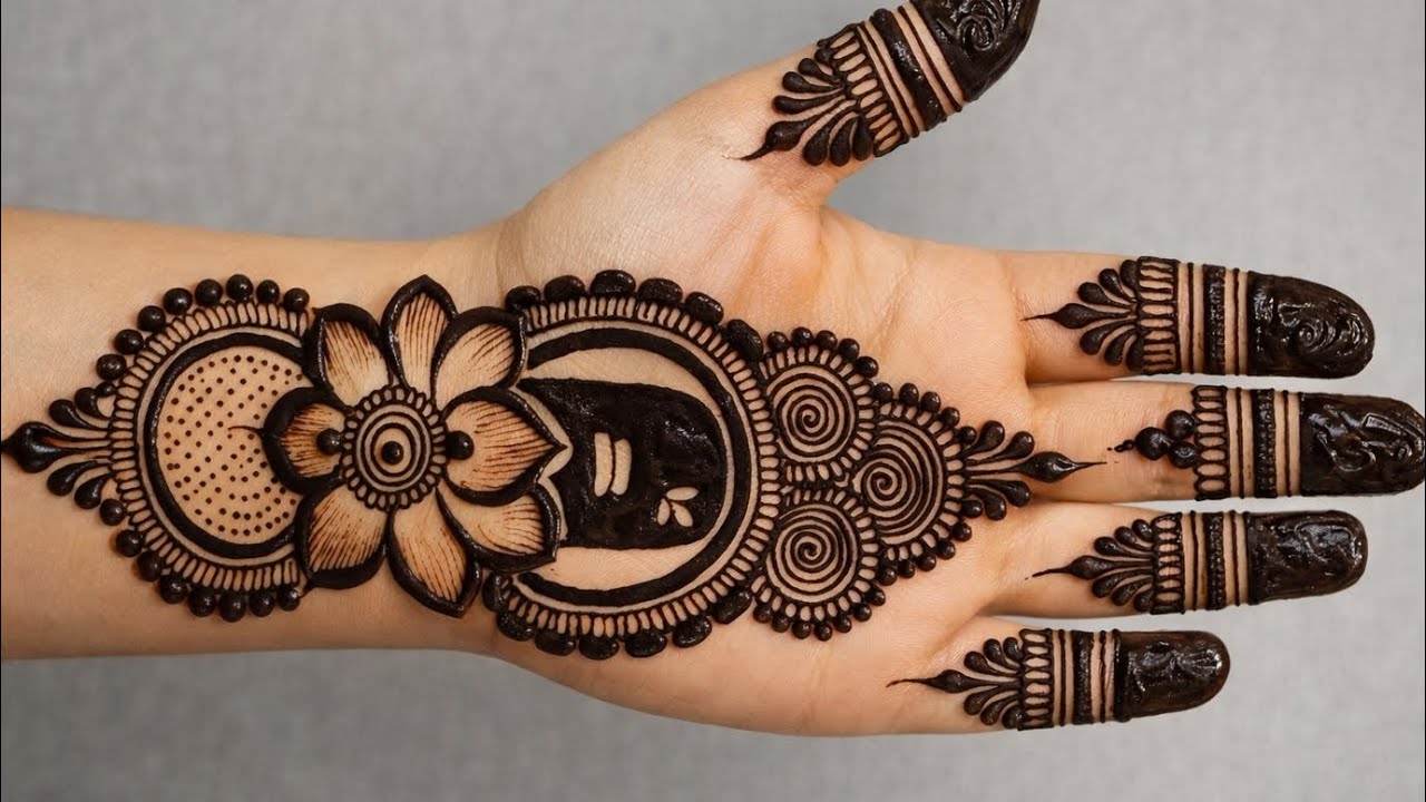 Mahashivratri special Mehandi design | mehandi design for hand | easy beautiful new mehandi design 