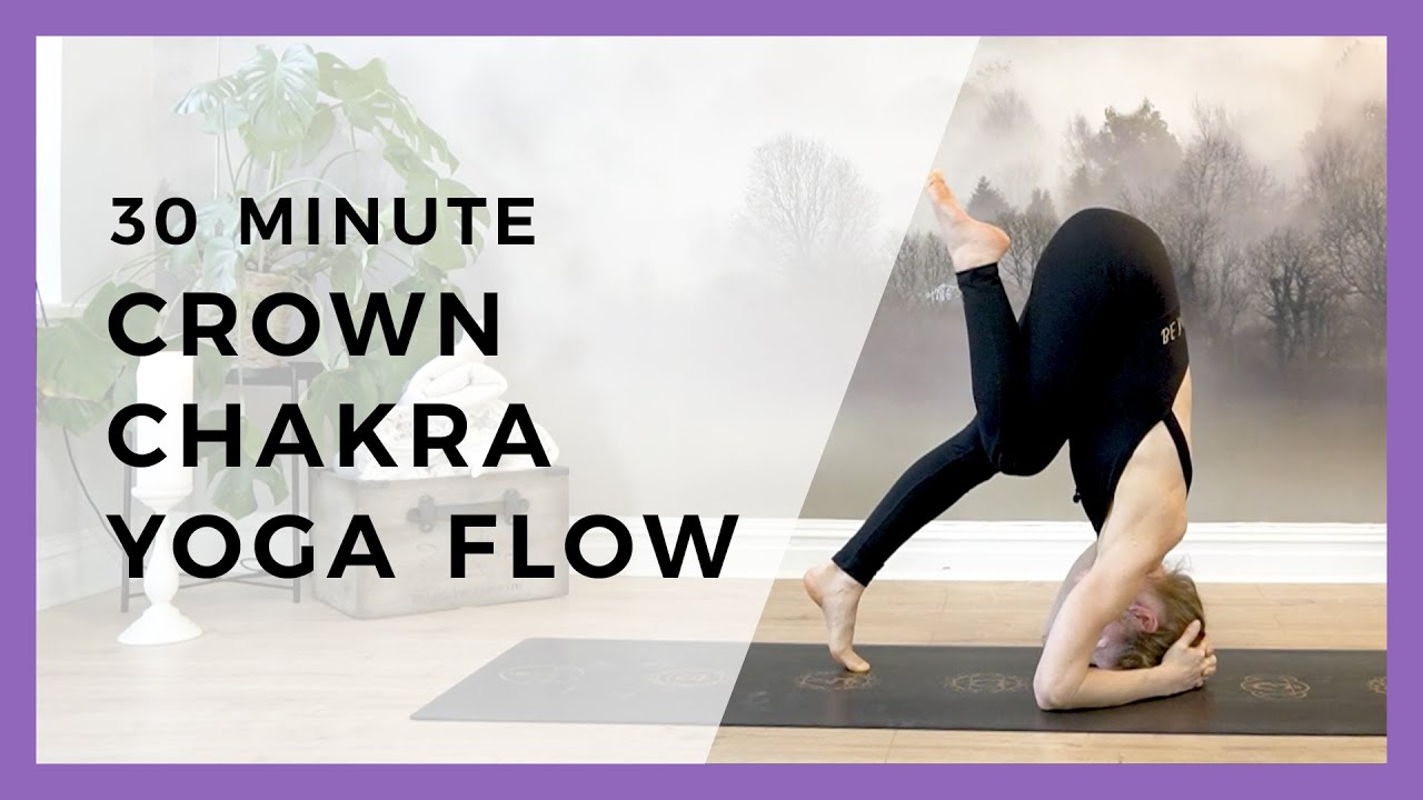30-Min Strong Creative Crown Chakra Yoga Flow | Headstand (Sirsasana) & Balance Practice
