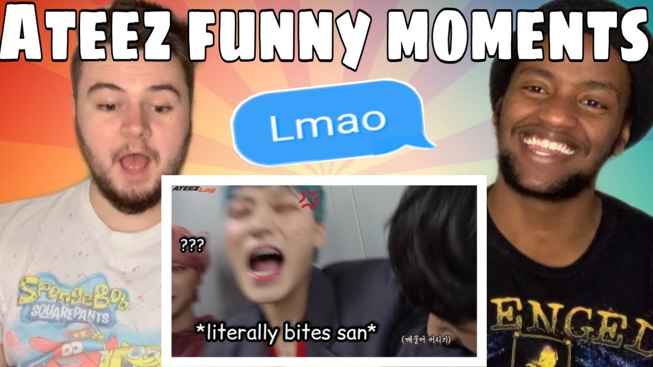 ateez moments to watch because they're getting funnier REACTION