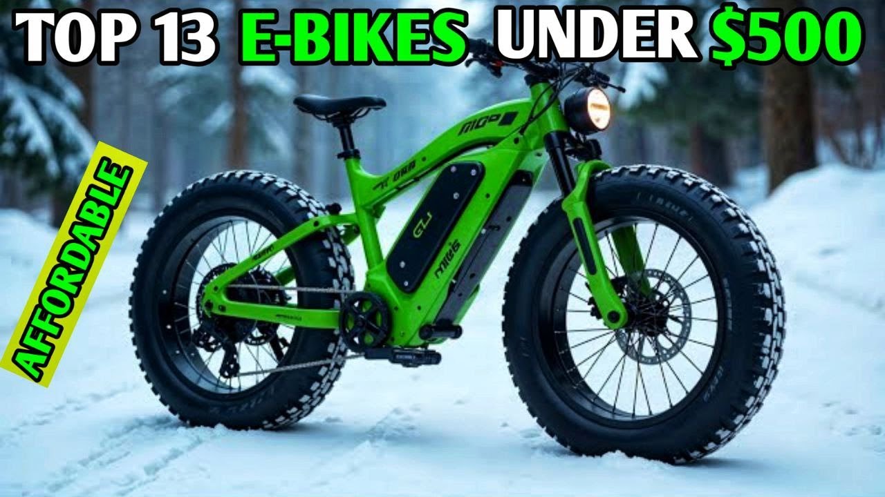 Top 13 Most Affordable Electric Bike under $500