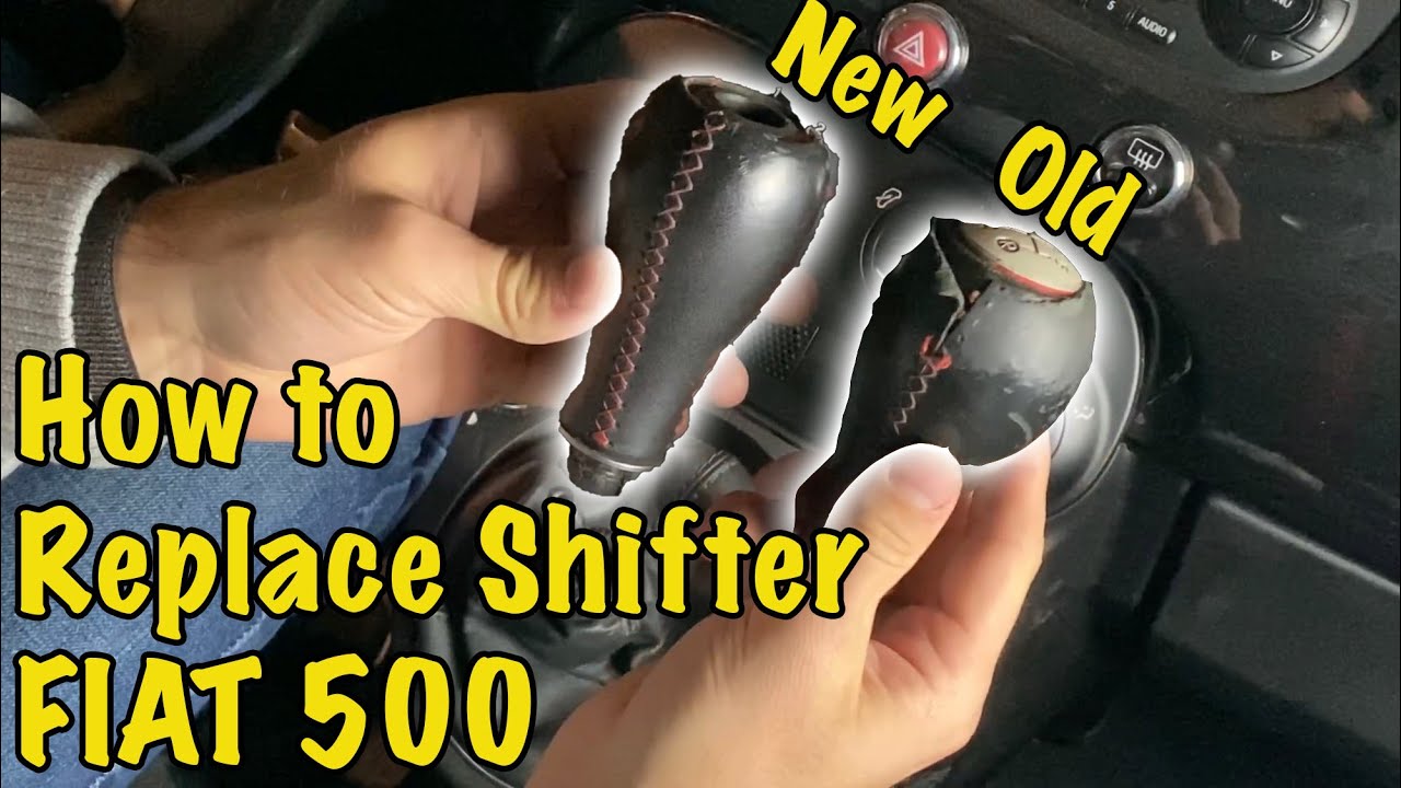 How to Remove and Install a Shift Knob on FIAT 500 Abarth