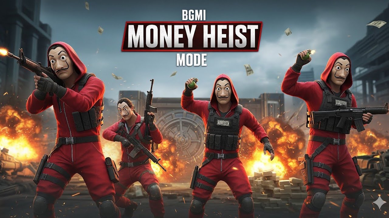 We Robbed the Bank in BGMI! | Money Heist WOW Mode Full Mission