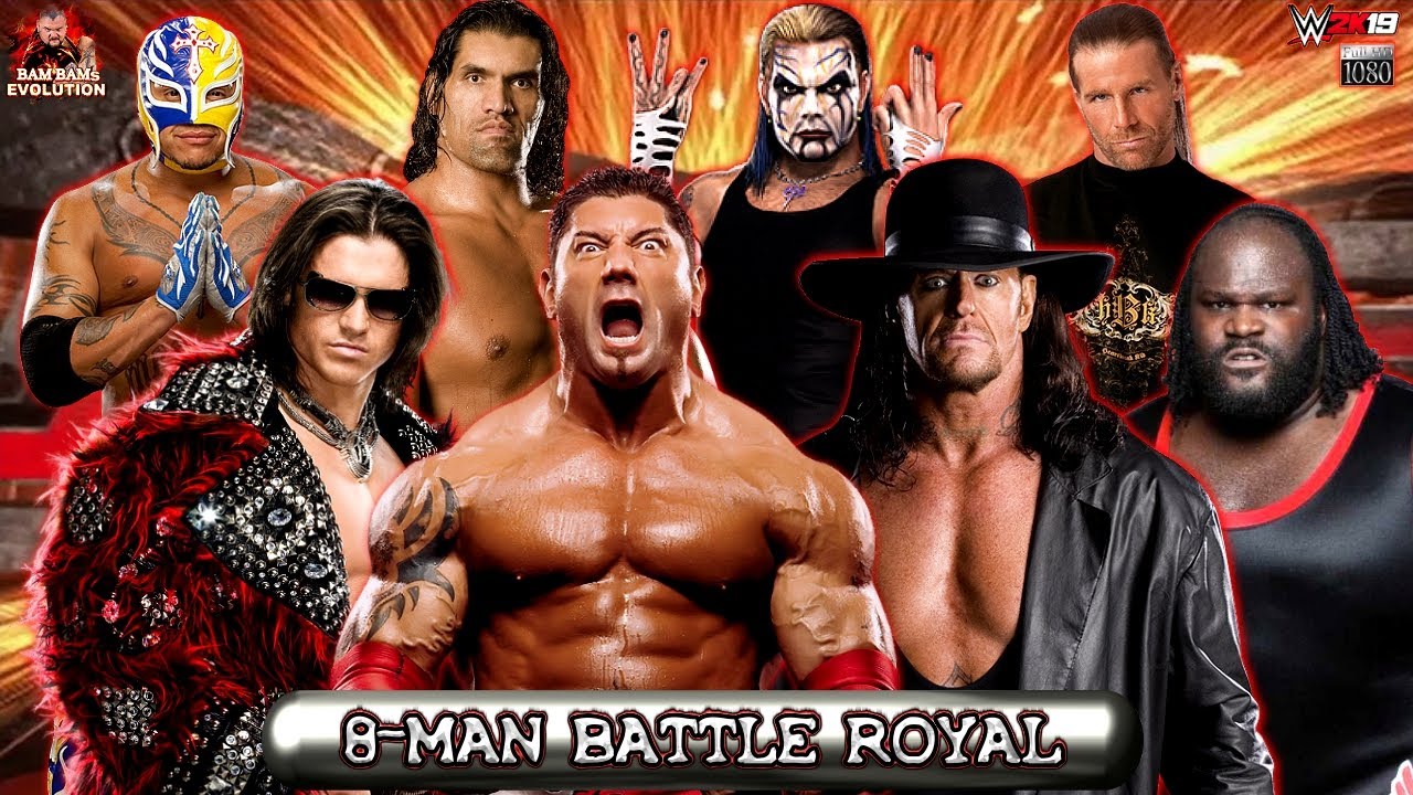 8- MAN RUTHLESS AGGRESSION BATTLE ROYAL  | WWE | Gameplay
