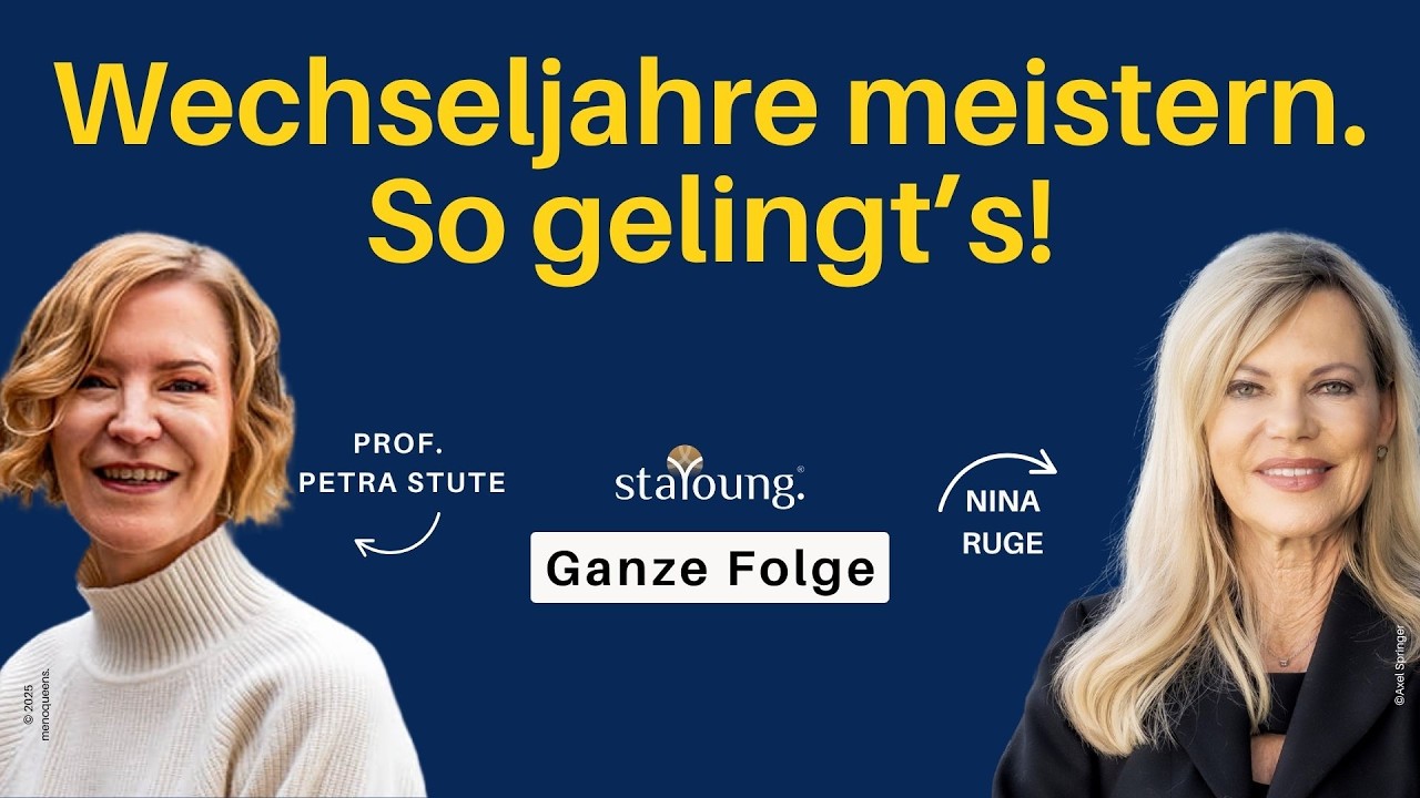 Wechseljahre & Hormone – Fakten statt Mythen mit Prof. Petra Stute & Nina Ruge