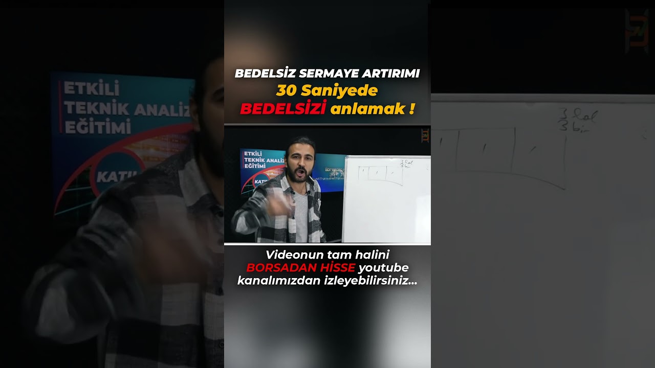 30 SANİYEDE BEDELSİZİ ANLAMAK ! #bist100 #xu100 #borsa #bist  #endeks #hissesenedi  #hisse
