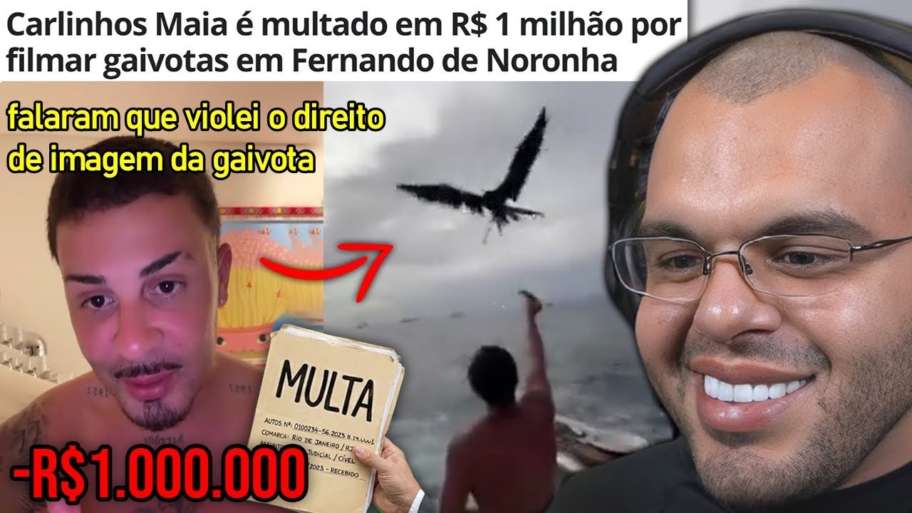 CARLINHOS MAIA &Eacute; MULTADO EM 1 MILH&Atilde;O DE REAIS POR FILMAR GAIVOTA