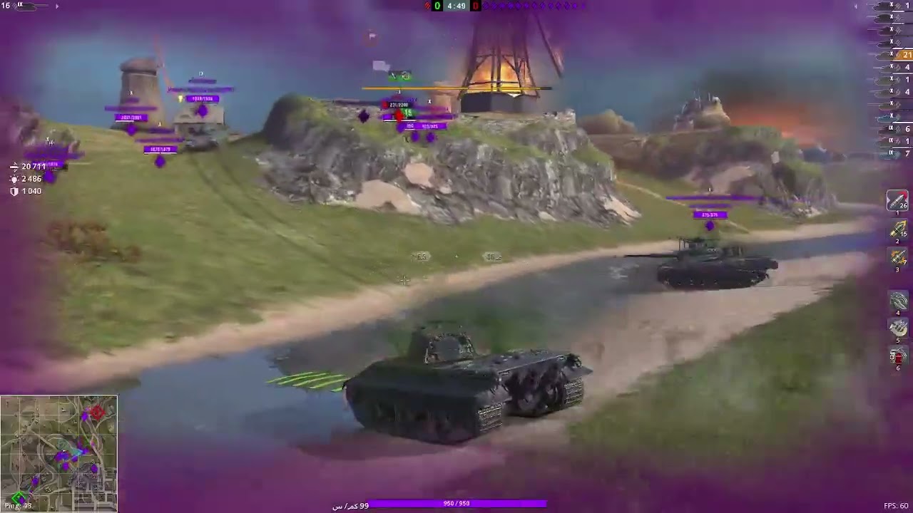 20الف ضرر تحشيش مود الزومبي بالدبابات wotblitz #ضحك