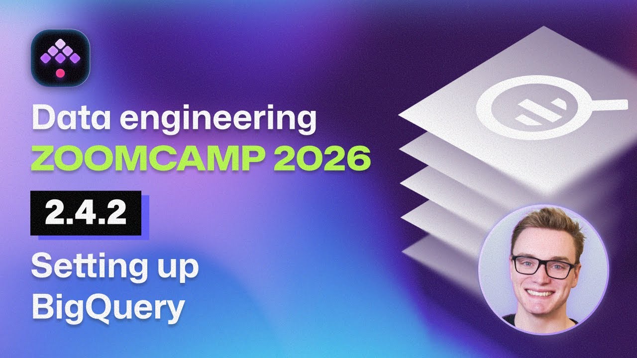 Настройка Google Cloud и BigQuery: Zoomcamp по проектированию данных - версия 2.4.2