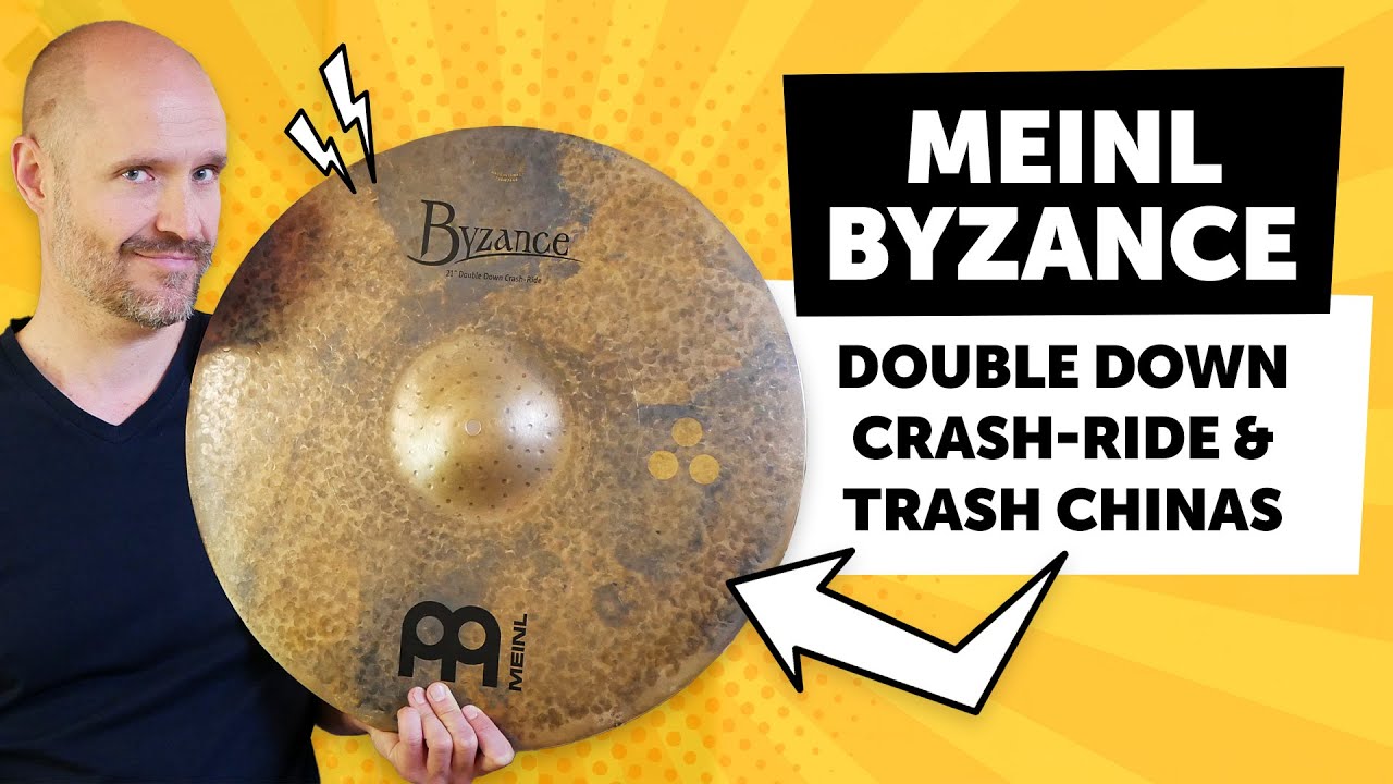 Meinl | Byzance Double Down Crash-Ride & Trash Chinas | Sound Demo