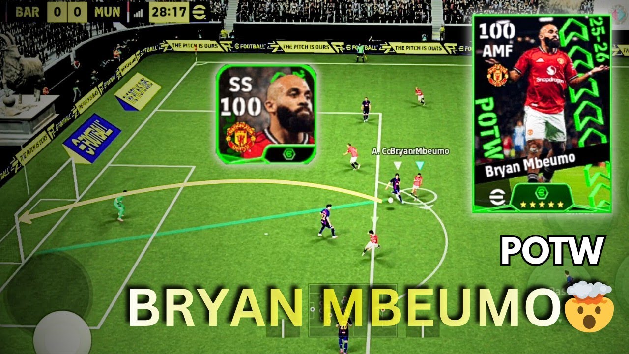 BRYAN MBEUMO🤯 POTW  review gameplay efootball 2026 #efootball2026 #efootballpotw 