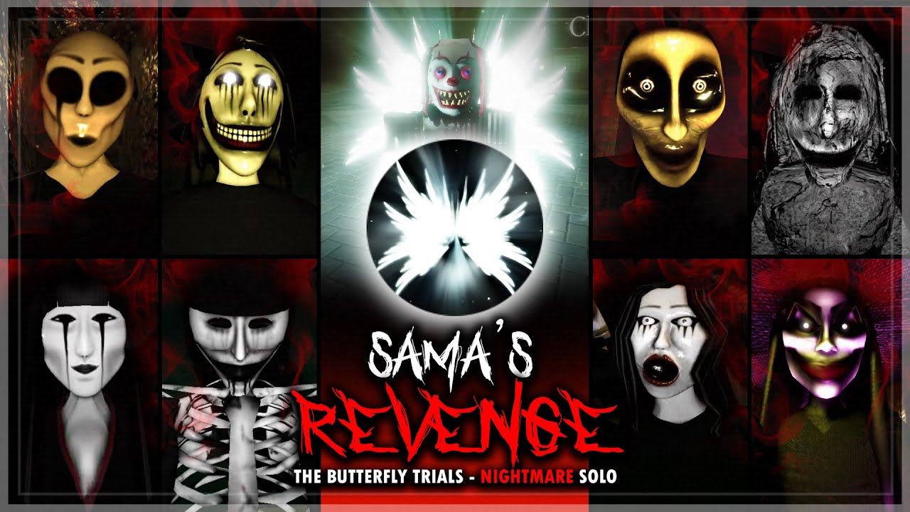 Sama's Revenge - The Butterfly Trials - Nightmare Solo (Full Gameplay & Walkthrough) | Roblox
