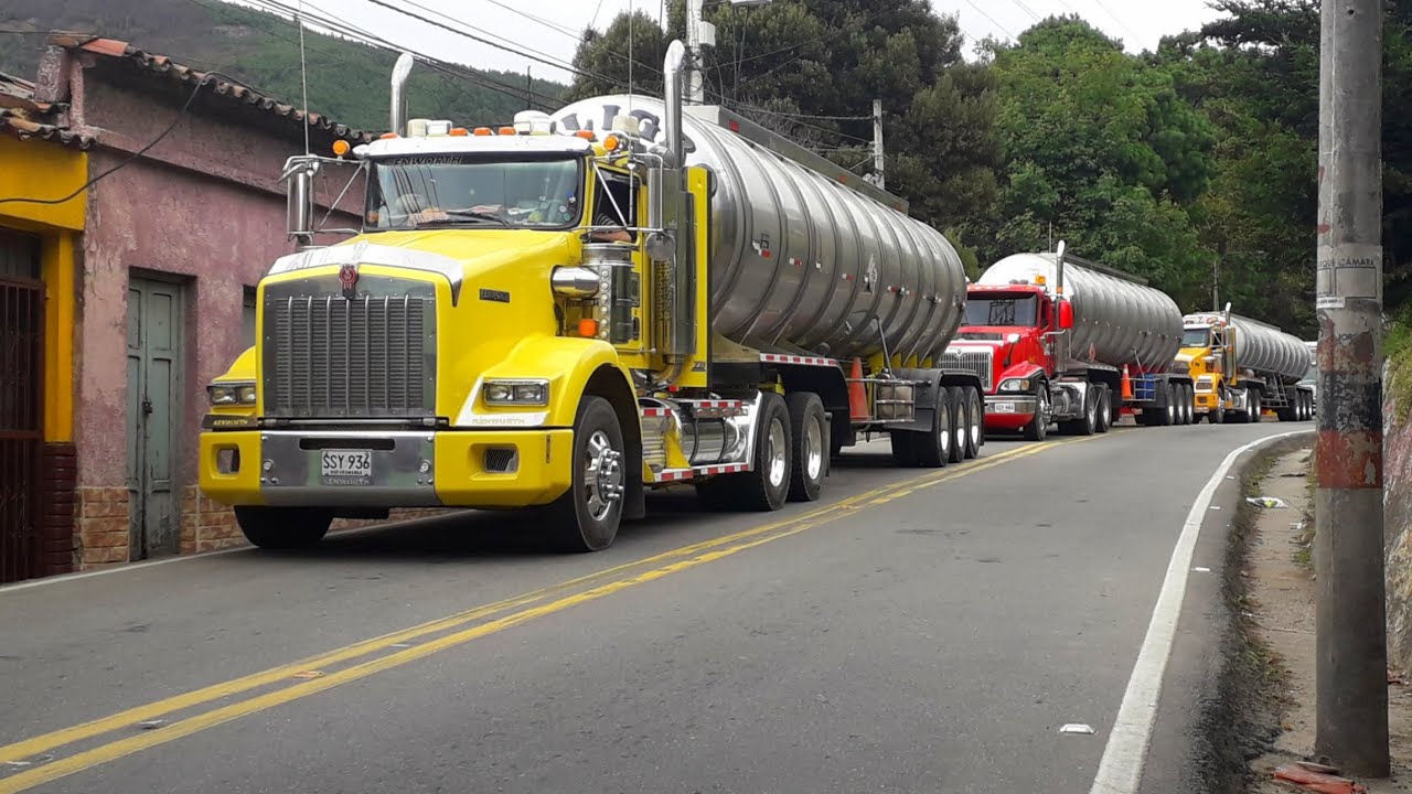 Tractomulas colombianas con tanque 🤯🤑🤯