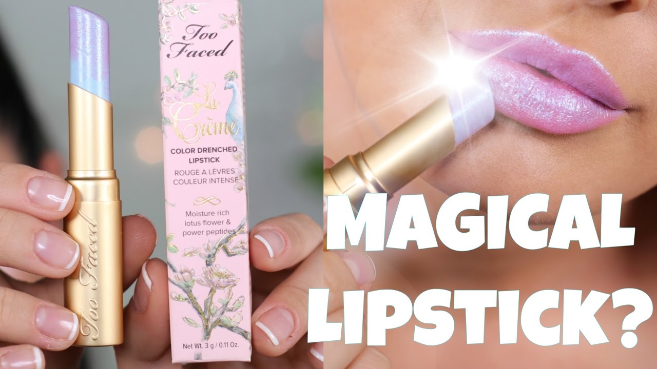 'UNICORN TEARS' by Too Faced!! Beautiful Colour Changing Lipstick!