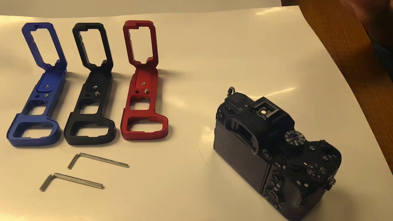 L Plate Bracket Camera Hand Grip Camera Holder For SONY A7III / A7RIII A7M3 A9 A7R3 Wrench Release