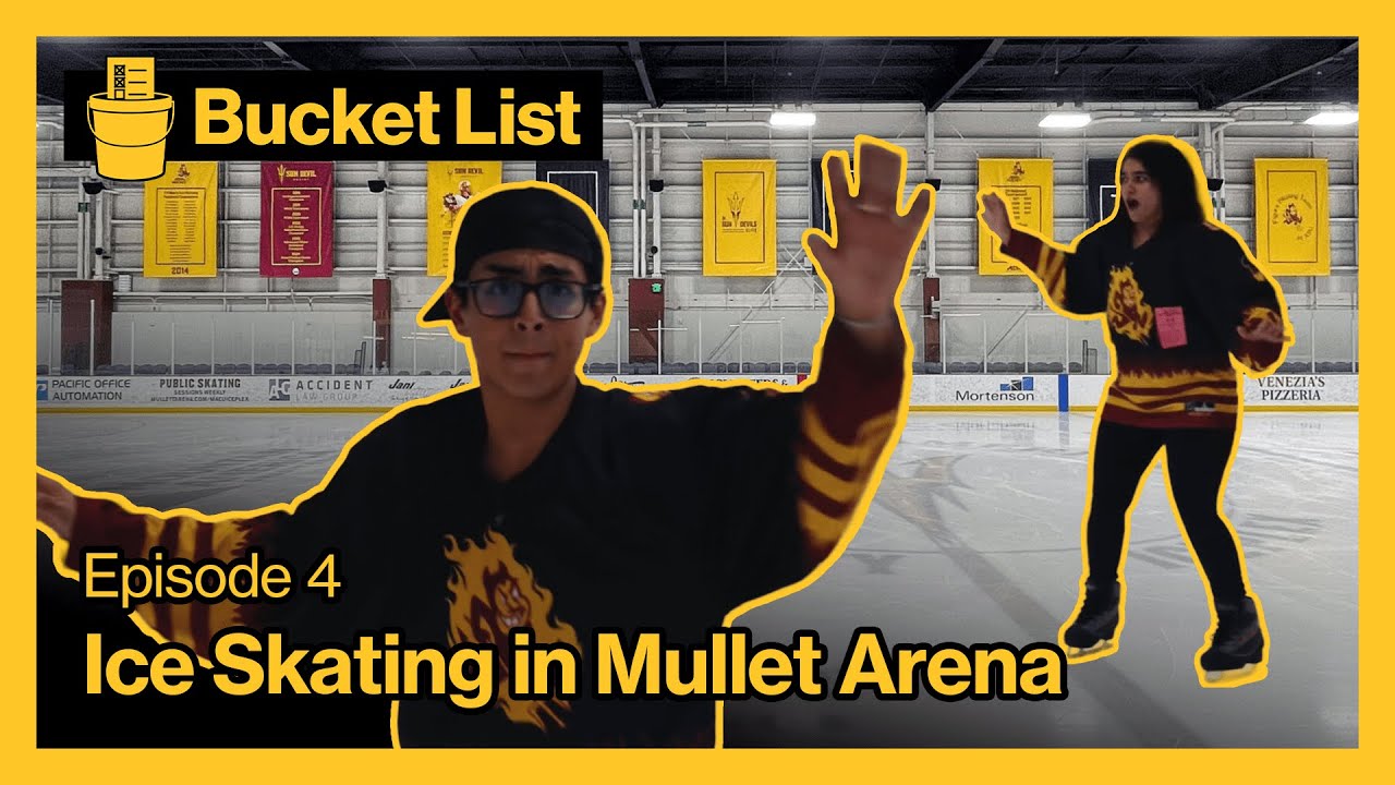 You can skate on the BEST ice in Arizona at ASU's Tempe campus ⛸️ | ASU Bucket List S1E4
