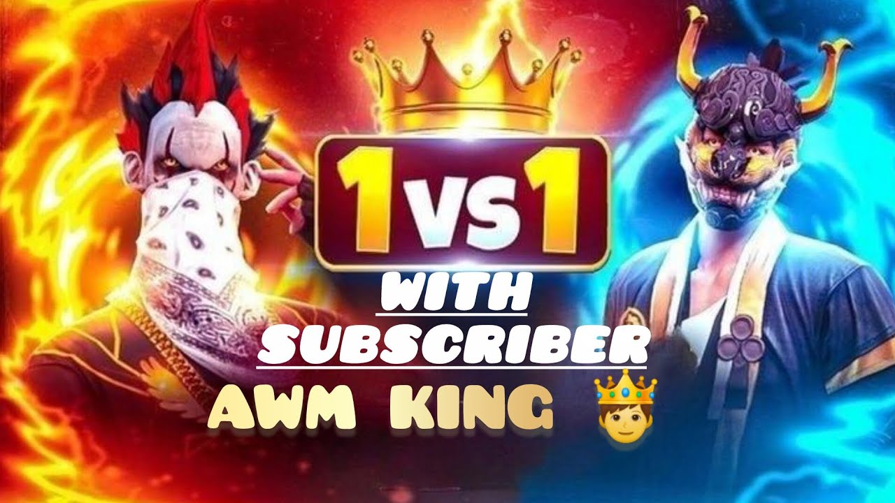 FREE FIRE MAX CUSTOM WITH SUBSCRIBER AWM KING 1V1 AND REDEEM CODE GIVEAWAY