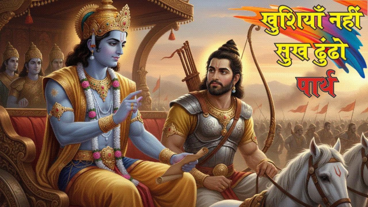 खुशियों की नहीं, सुख की तलाश करो पार्थ | ख़ुशी और सुख का अंतर समझो | Blissful Lifestyle | Amritwani