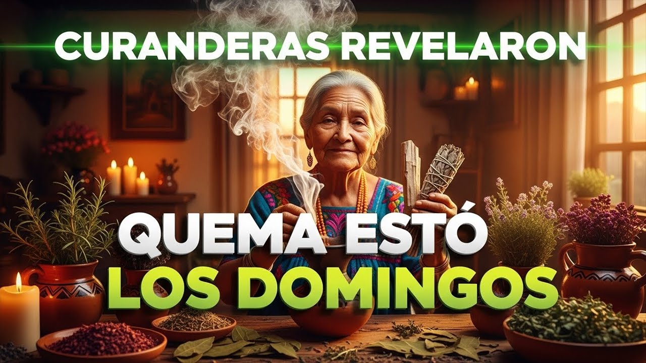 18 PLANTAS que las CURANDERAS Quemaban los DOMINGOS para Paz Familiar (Mi casa CAMBIÓ)