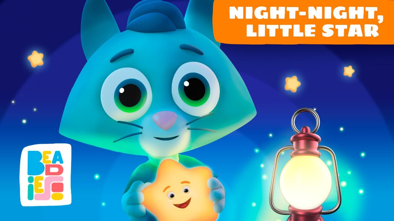 Night-night, little star &mdash; Meowser sings you to sleep | Beadies lullabies for babies