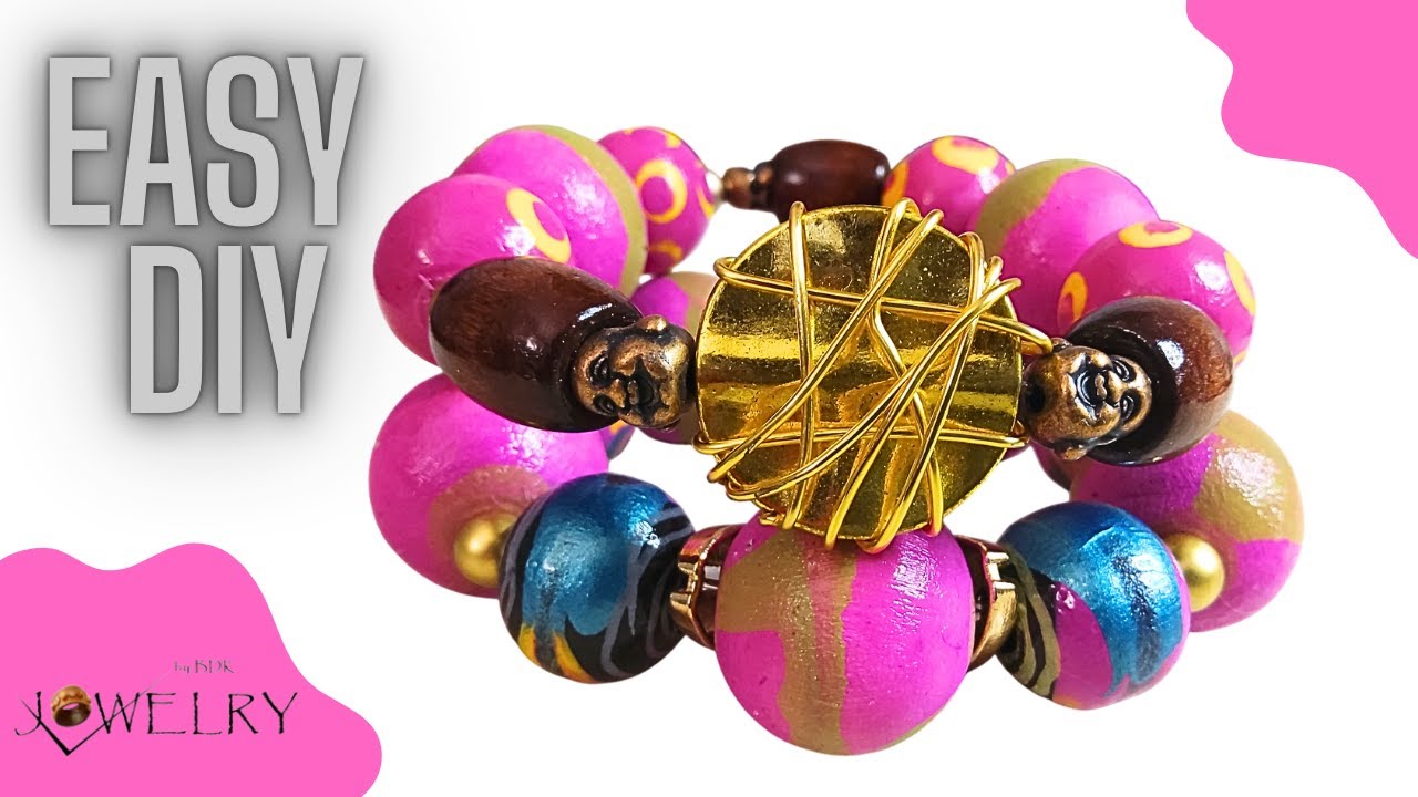 Make This Stunning Beaded Bracelet in Minutes | Easy DIY Jewelry Tutorial