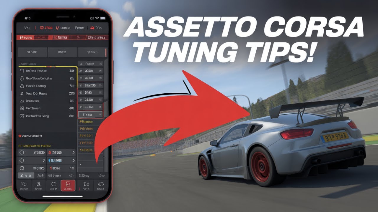 Assetto corsa basic car tuning and tips to improve AI behavior Part1