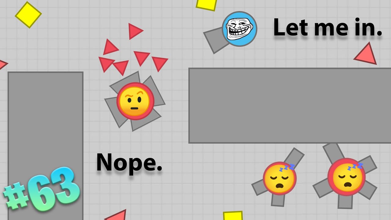Diep.io BEST MOMENTS #63| FUNNY AND TROLLING MOMENTS IN DIEPIO