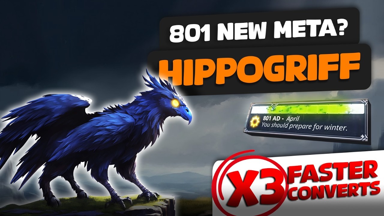 My secret rank 1 801 Hippogriff strat | Northgard