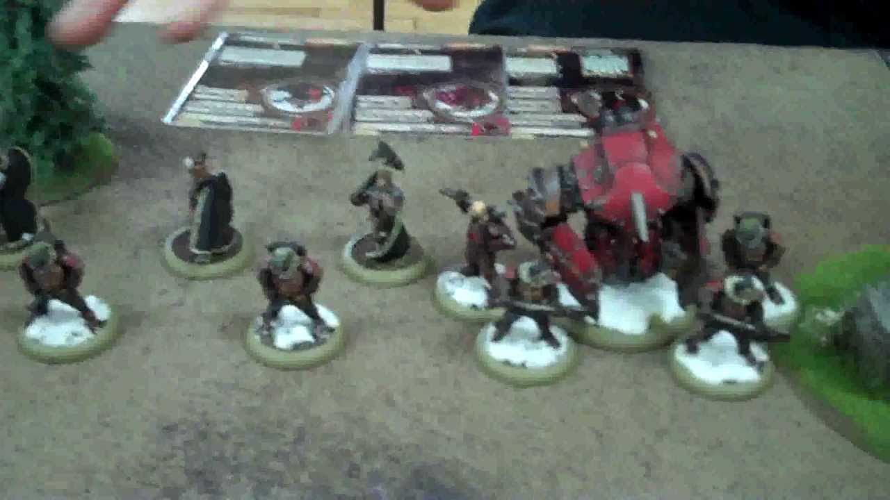 Gators vs Khador 01 War Machine Battle Report