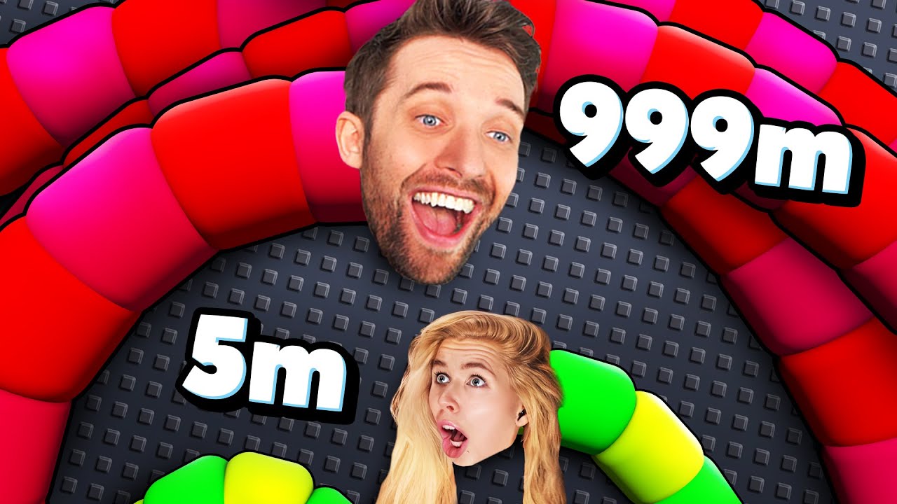 BENX und ELINA vs. WELT RANGLISTEN SPIELER in SLITHER.IO