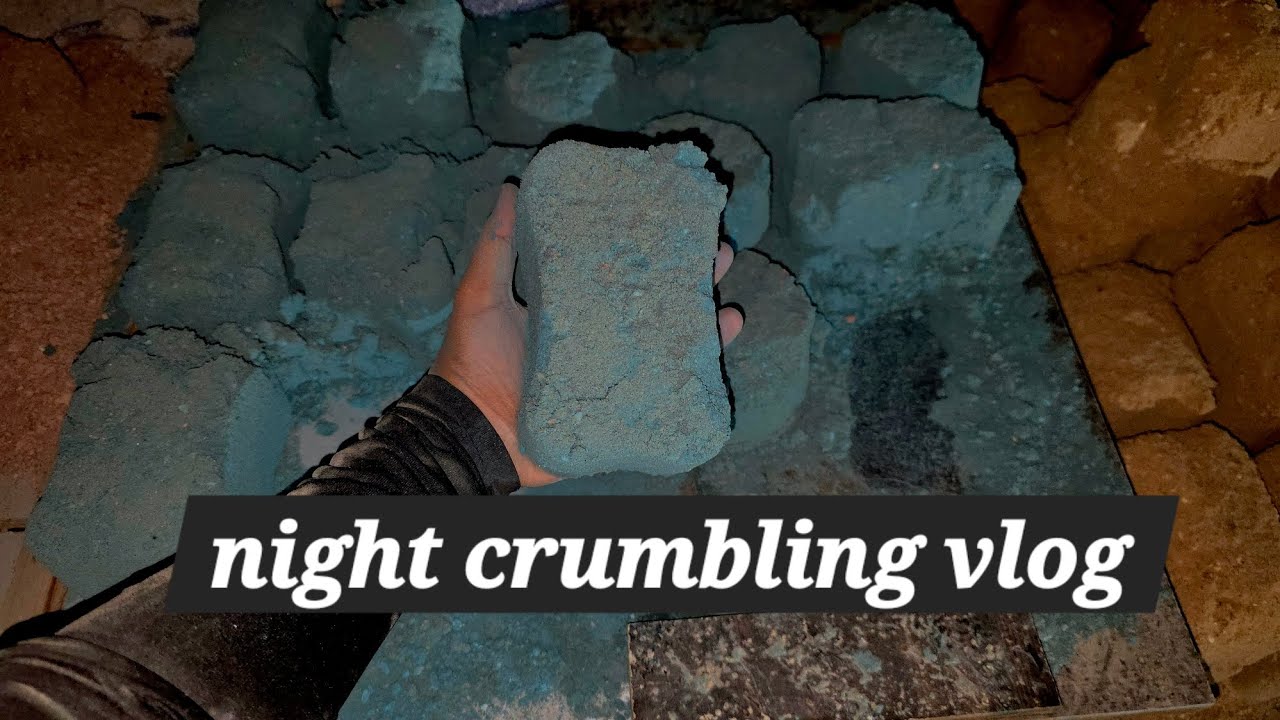 NEW VLOG 🌙 🌃 NIGHT CRUMBLING VLOG FULL SATISFYING 😌 DUSTY VLOG