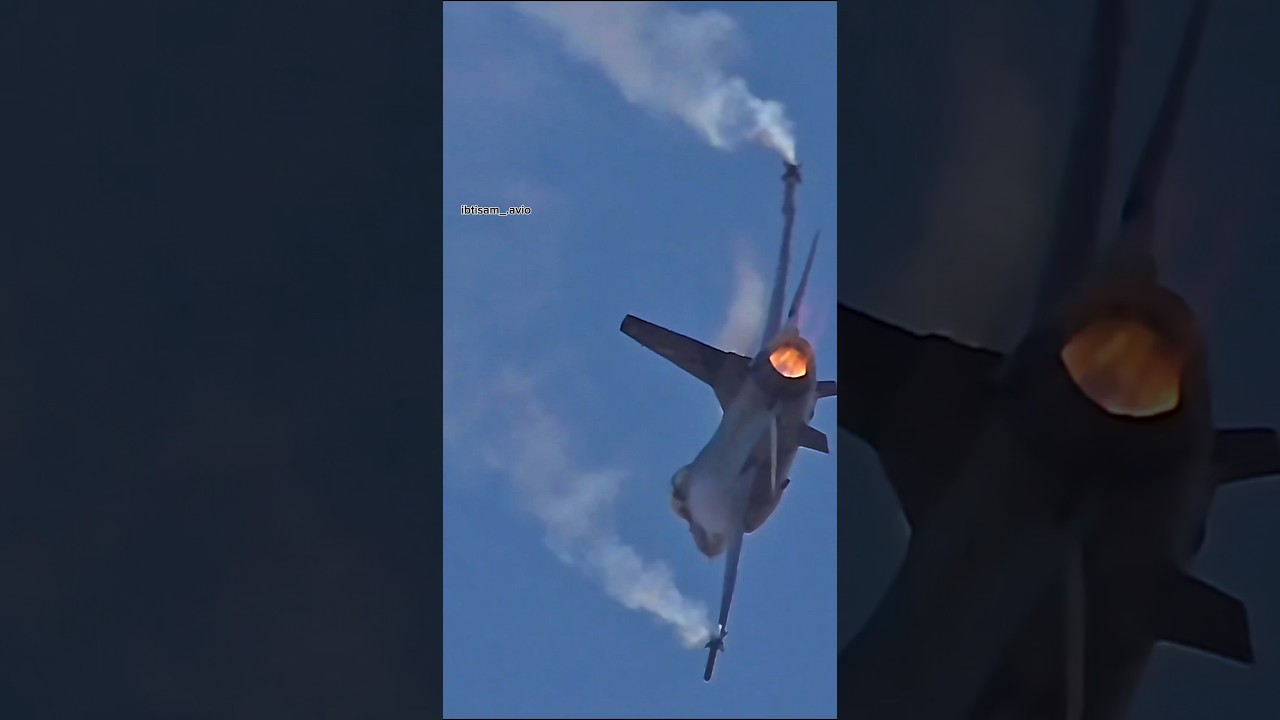 Turning on high rate 🔥 #pakistanairforcepaf #paf #aerobatics #airshow #f16 #demo
