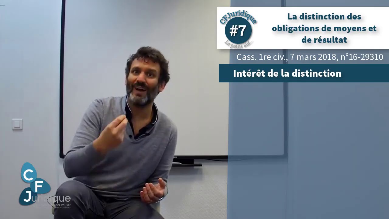 Le point sur #7 - les obligations de moyens & de résultat