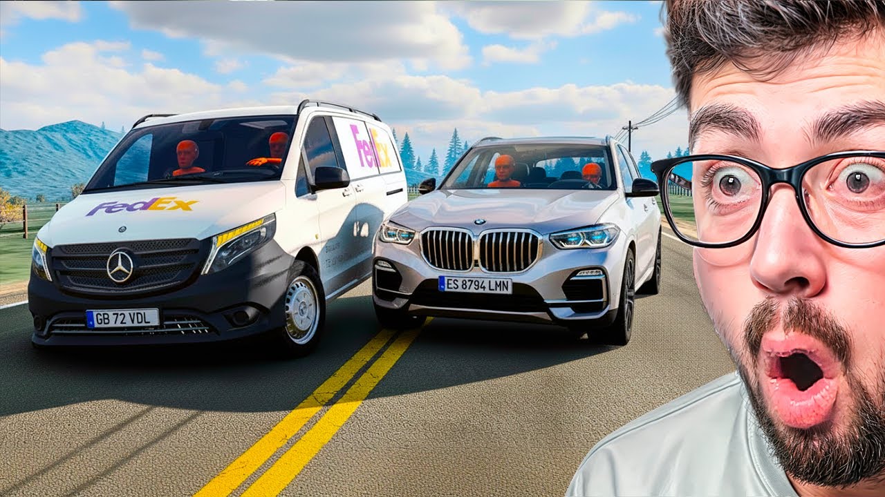 LOS MEJORES ACCIDENTES DE COCHES REALISTAS 😱 | BeamNG Drive