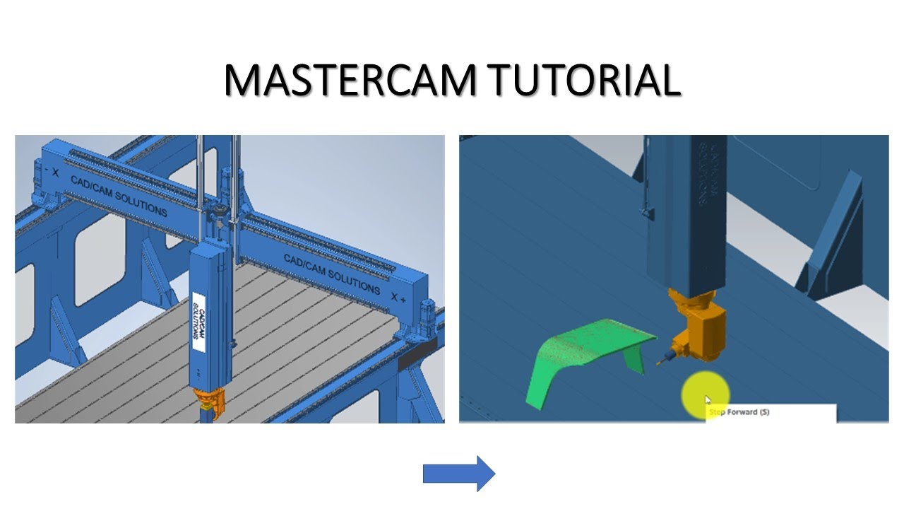 MasterCAM Tutorial #89 | How to builder 4 & 5 Axis Center Machining. Builder Machine Simulation
