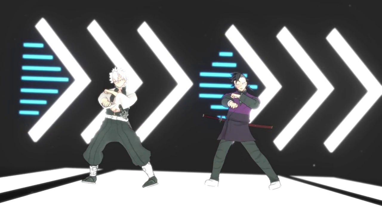 [ 鬼滅のMMD ] HYBRID [ 不死川兄弟 ]