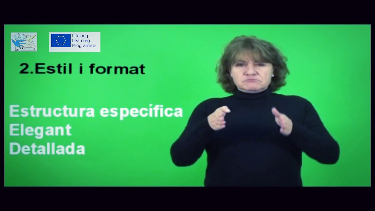 DEAFLI LSC-EL CORREU. DIFERÈNCIES CARTA FORMAL I INFORMAL