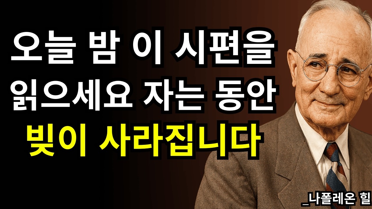 하나님이 말씀하십니다: 오늘 밤 이 시편을 읽으면 자는 동안 빚이 사라집니다 | 나폴레온 힐