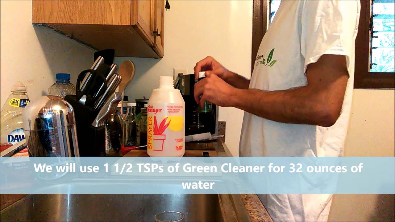 How to use Green Cleaner