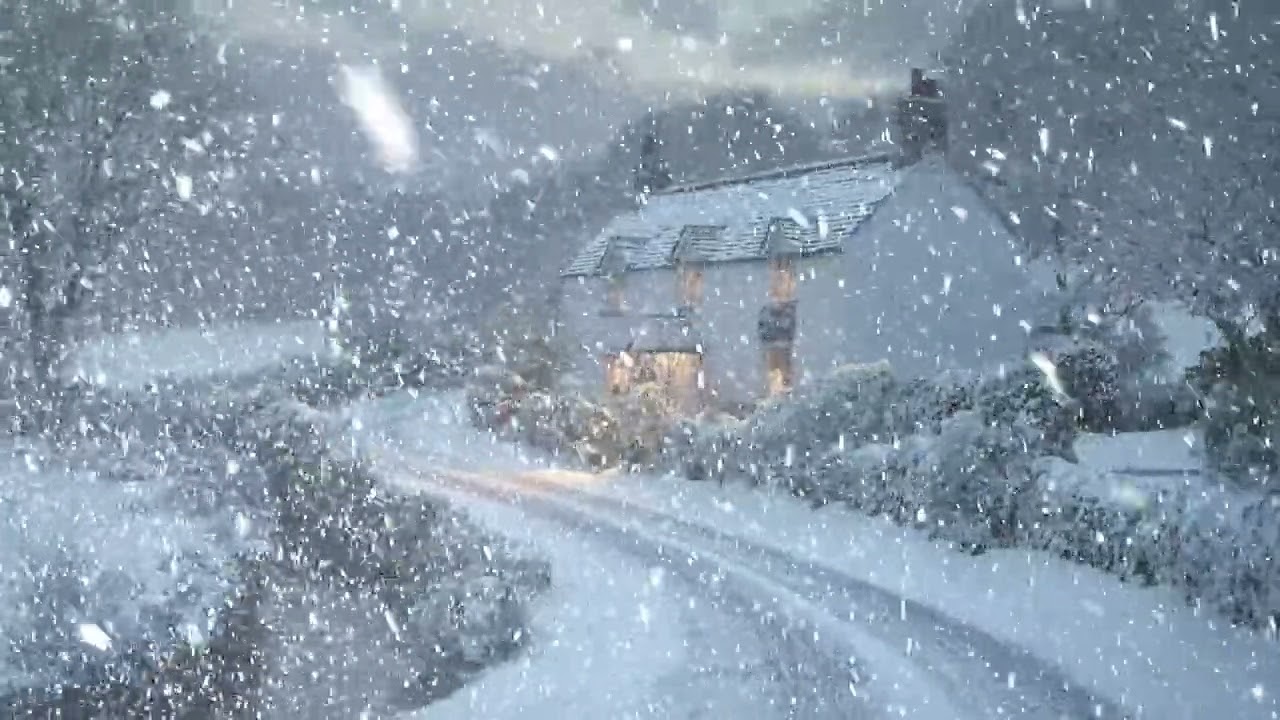 Winter Blizzard Ambience with Howling Wind for Deep Relaxation and Sleep