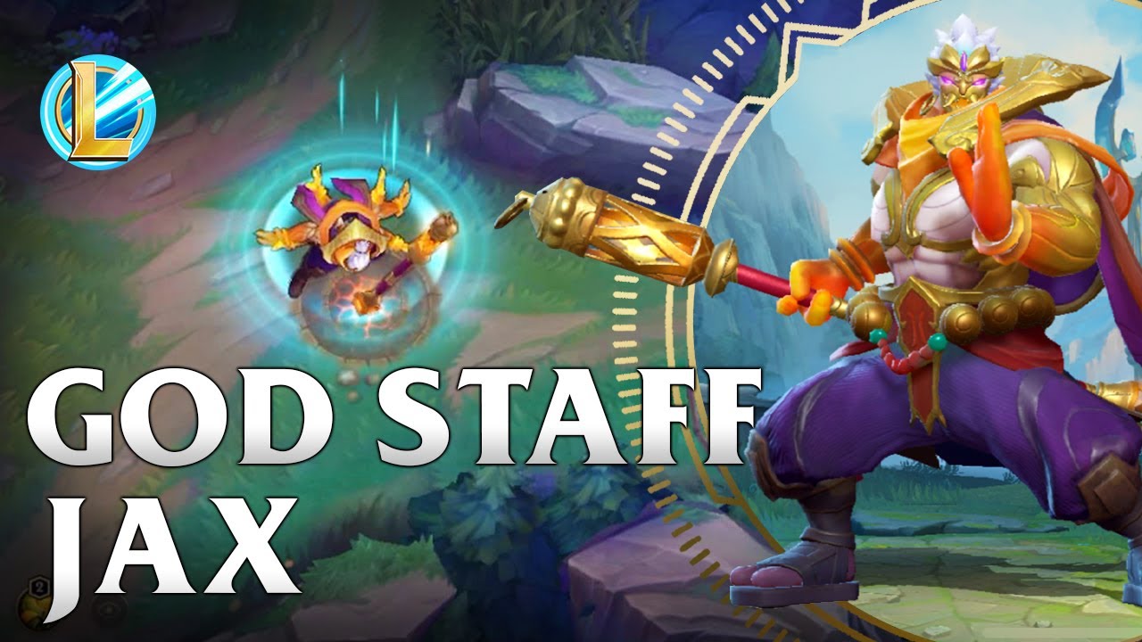 God Staff Jax Skin Spotlight - WILD RIFT
