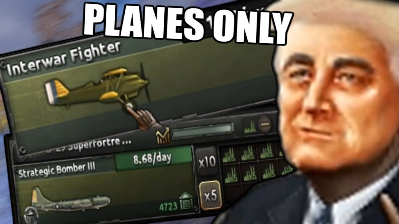 Hearts Of Iron 4: PLANES ONLY - IS IT POSSIBLE?