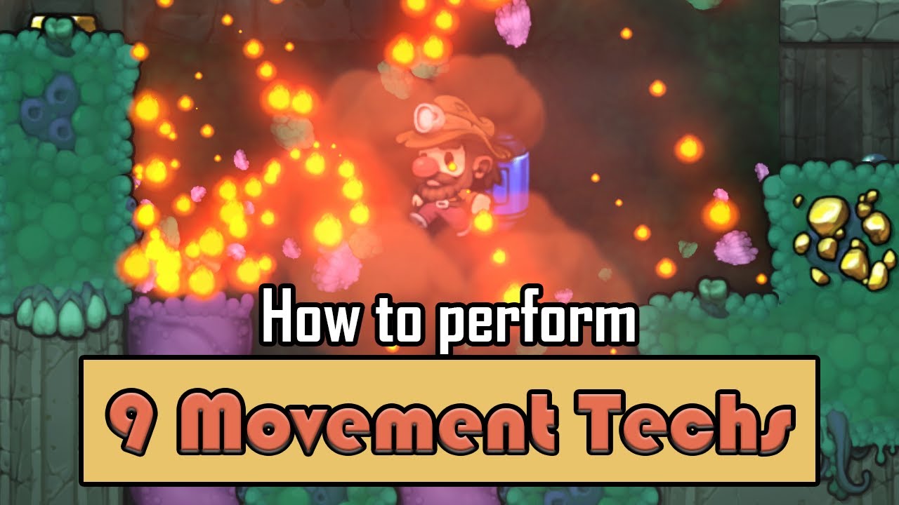 Spelunky 2 | 9 Useful Movement Techs