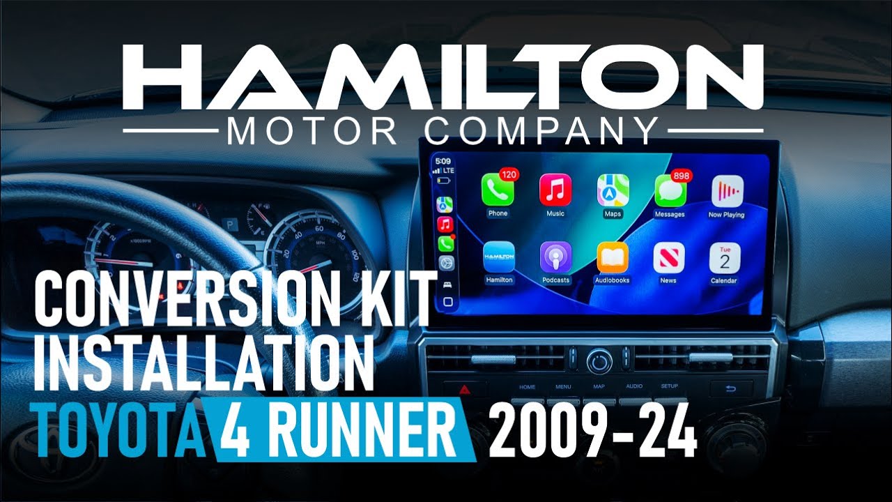 2009-2024 Toyota 4Runner Premium Conversion Kit | CarPlay & Android Auto Installation Guide