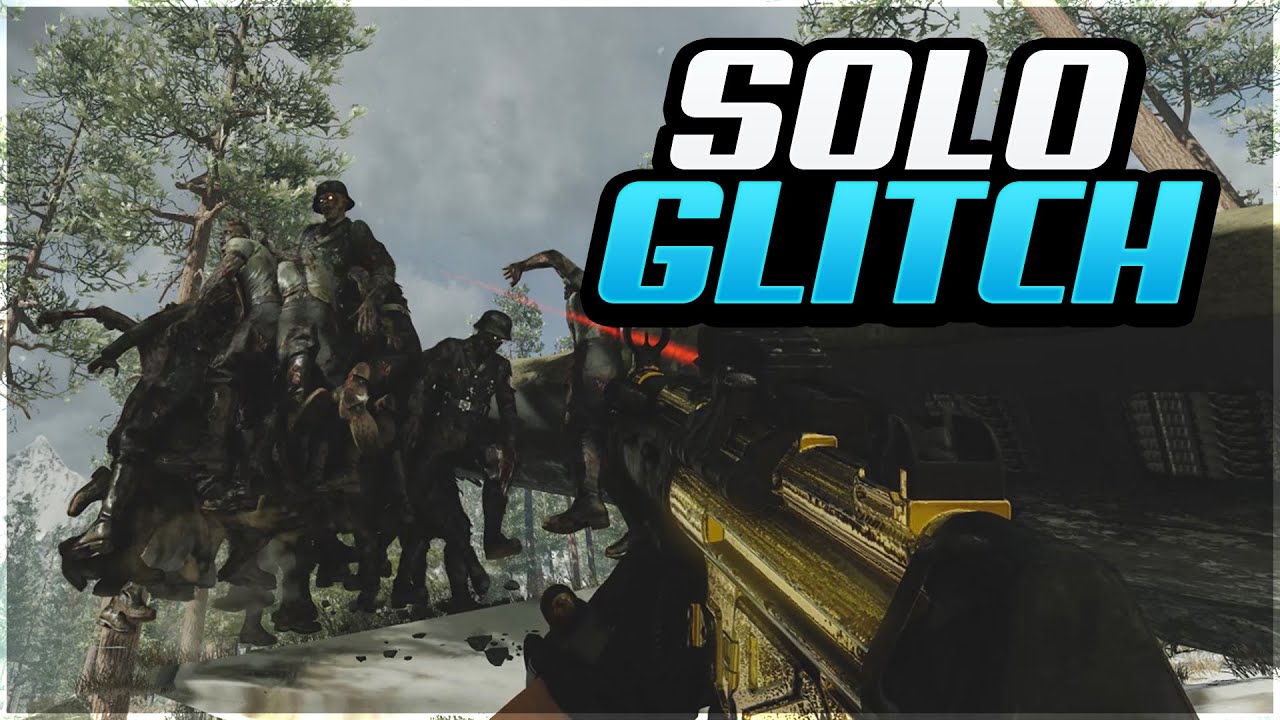 Cold War Zombies: SOLO UNDER MAP GLITCH! (Die Maschine)