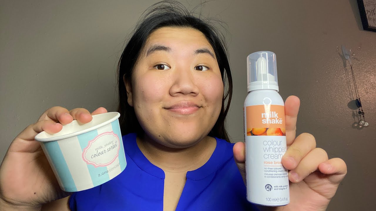New milkshake colour whip cream review : rose brown