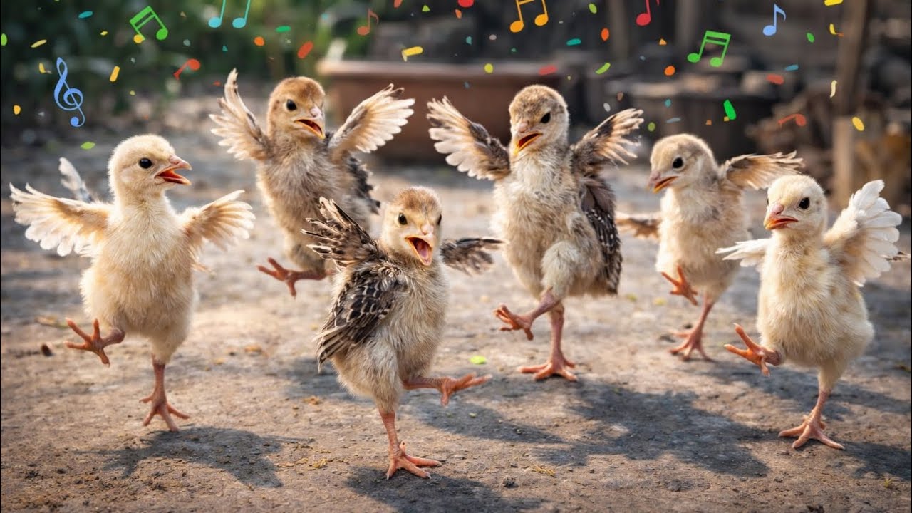 Amazing Dancing Turkey Chicks | Cute Baby Turkeys Dancing with Music | Funny Farm Animals 2026