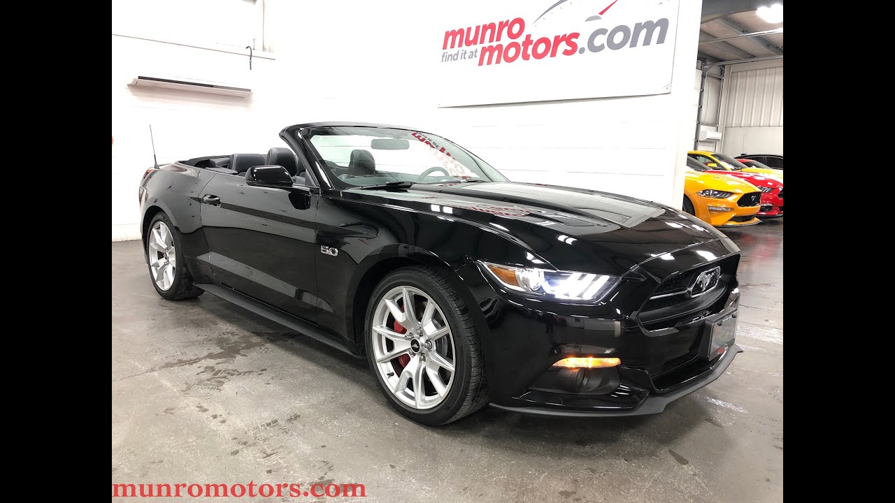 2015 Mustang SOLD SOLD SOLD  GT Premium 50 Years Edition  Convertible only 26 k kms. Munro Motors